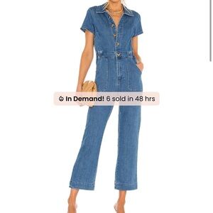 Emery jumpsuit in French blue
